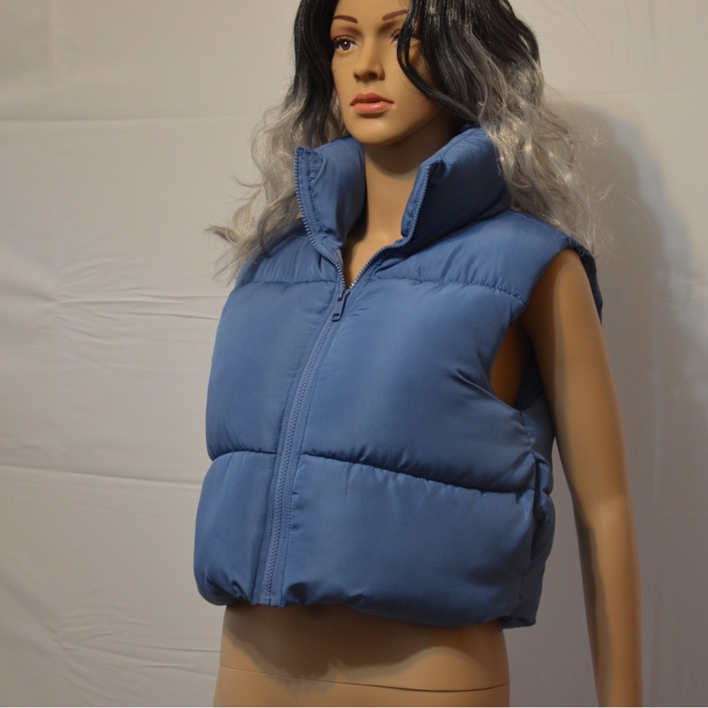 Aeropostale Puffer Vest Blue Women’s Small